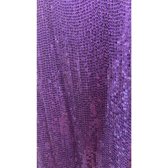 EXPRESS PURPLE SEQUENS TANK TOP SIZE MEDIUM - Picture 4 of 10